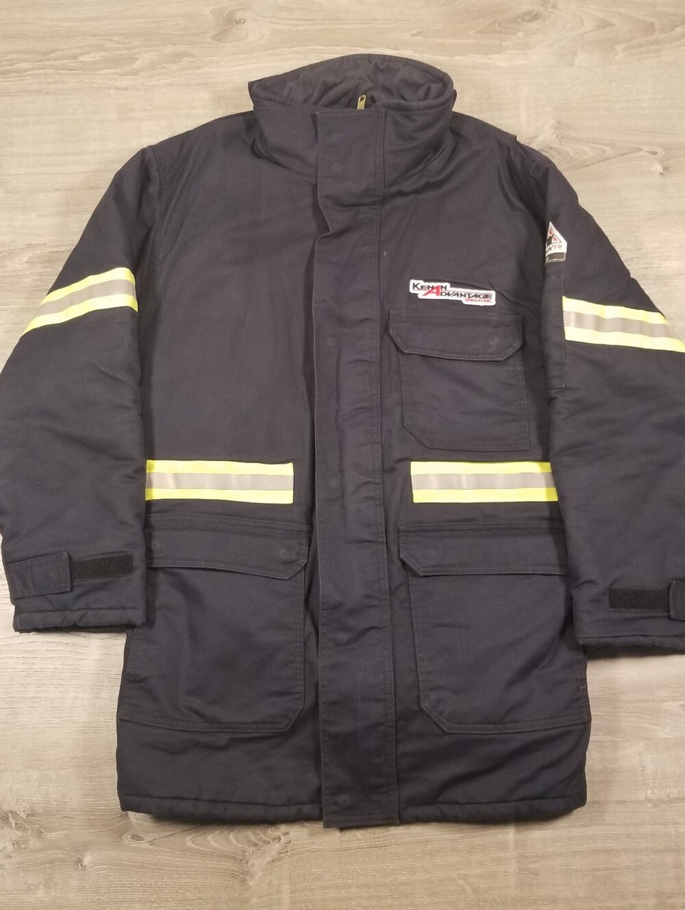 Bulwark FR Men's Reflective Coat Jacket Flame Resistant Work Wear Size L-Long